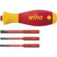 WIHA Schraubendreher mit Bithalter Set, 43449, SoftFinish® slimVario® electric, 4-tlg.