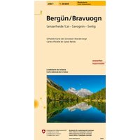 258T Bergün / Bravuogn Wanderkarte