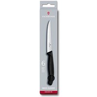 6 VICTORINOX Steakmesser Swiss Classic silber, schwarz