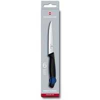 6 VICTORINOX Steakmesser Swiss Classic silber, blau, Klinge: 11,0 cm