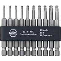 32804 Bit-Set 10teilig Innen-TORX Kugelkopf - Wiha