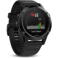 Garmin Fenix 5 Saphir Schwarz mit schwarzem Armband