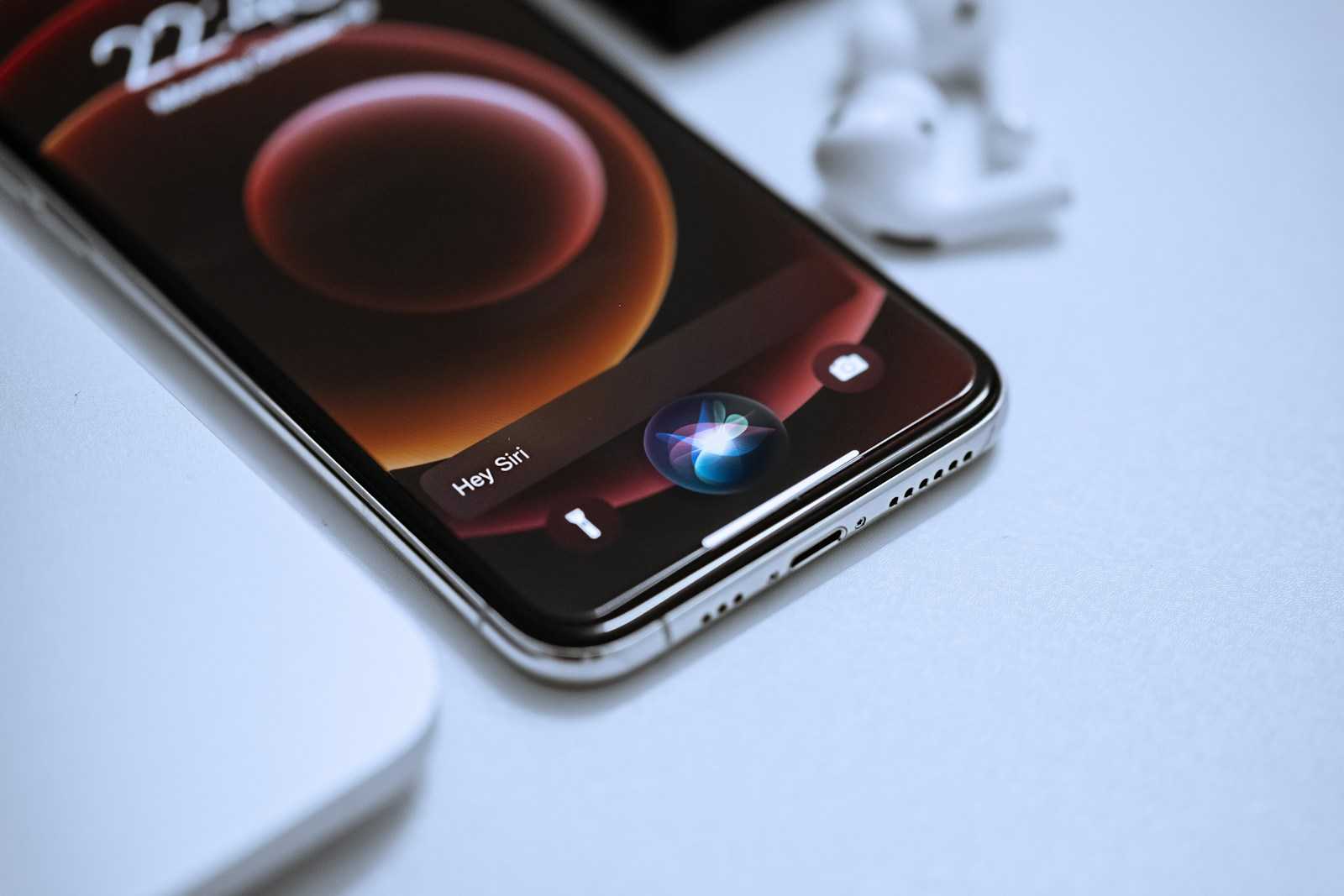 black android smartphone on white table