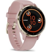 Garmin Venu® 3S Dust Rose/Softgold mit Schnellwechsel-Silikon-Armband