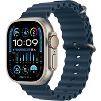 Apple Watch Ultra 2 LTE 49mm Titanium Ocean Band Blau MREG3FD/A