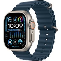 Apple Watch Ultra 2 LTE 49mm Titanium Ocean Band Blau MREG3FD/A