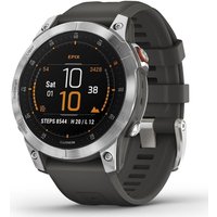 Garmin EPIX™ (Gen 2) Schiefergrau/Silber mit QuickFit®-Silikon-Armband 22 mm