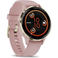 Garmin Venu® 3S Dust Rose/Softgold mit Schnellwechsel-Silikon-Armband