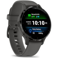 Garmin Venu® 3S Kieselgrau/Schiefergrau mit Schnellwechsel-Silikon-Armband