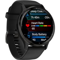 Garmin Venu® 3 Schwarz/Schiefergrau mit Schnellwechsel-Silikon-Armband