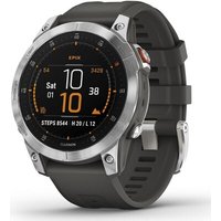 Garmin EPIX™ (Gen 2) Schiefergrau/Silber mit QuickFit®-Silikon-Armband 22 mm